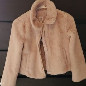 Girls faux fur coat